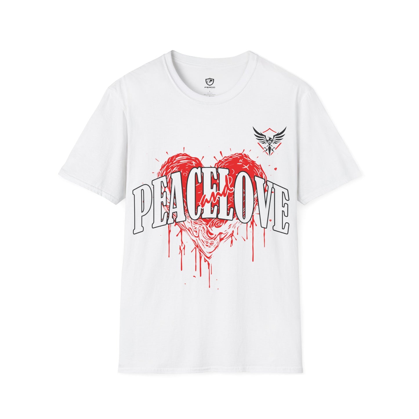 Peace and Love T-Shirt White