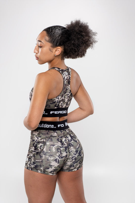 Women CAMO Sports Bra