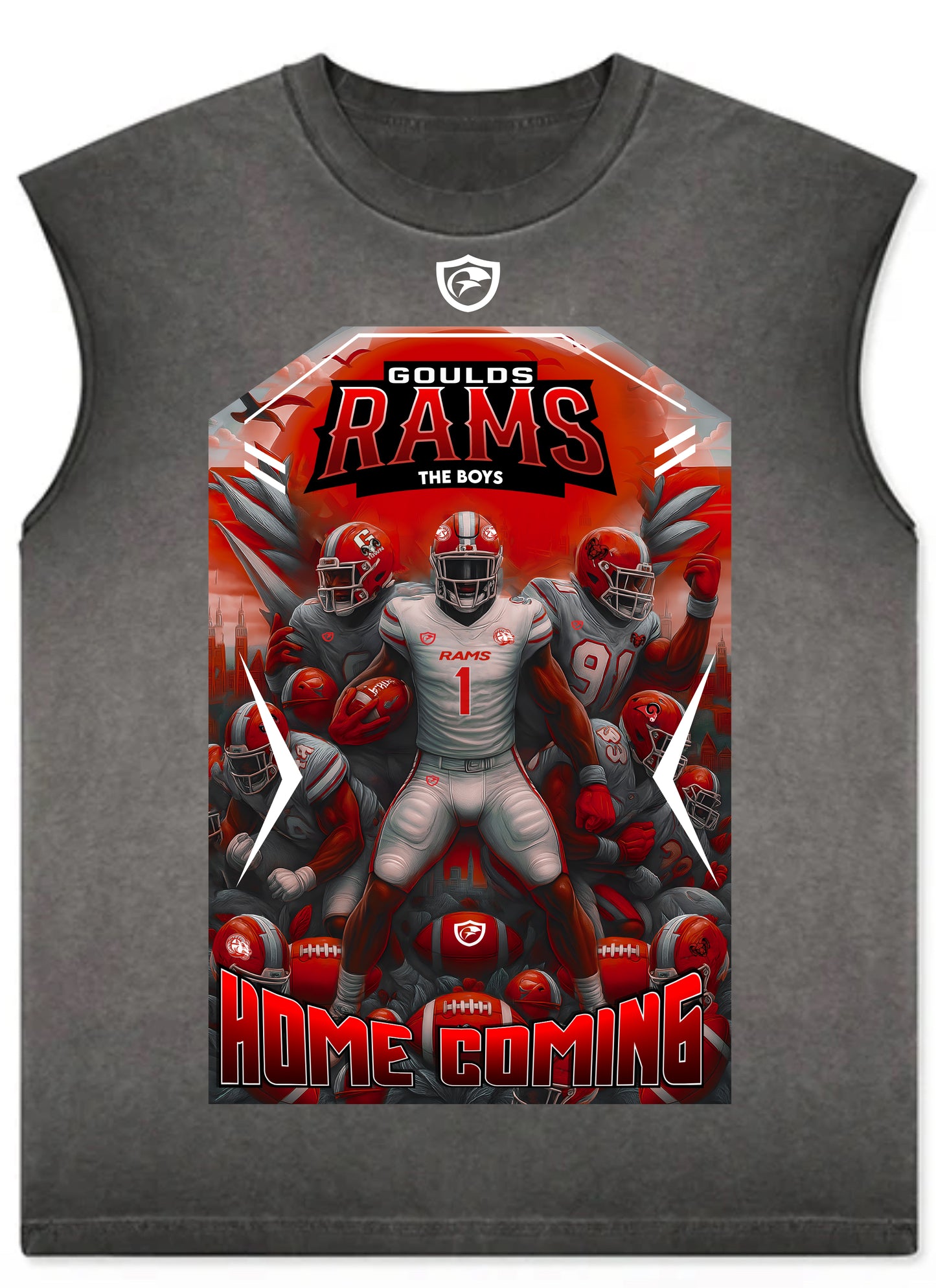 Rams "The Boys" Homecoming Team Sleeveless Tee | Goulds Rams Collection