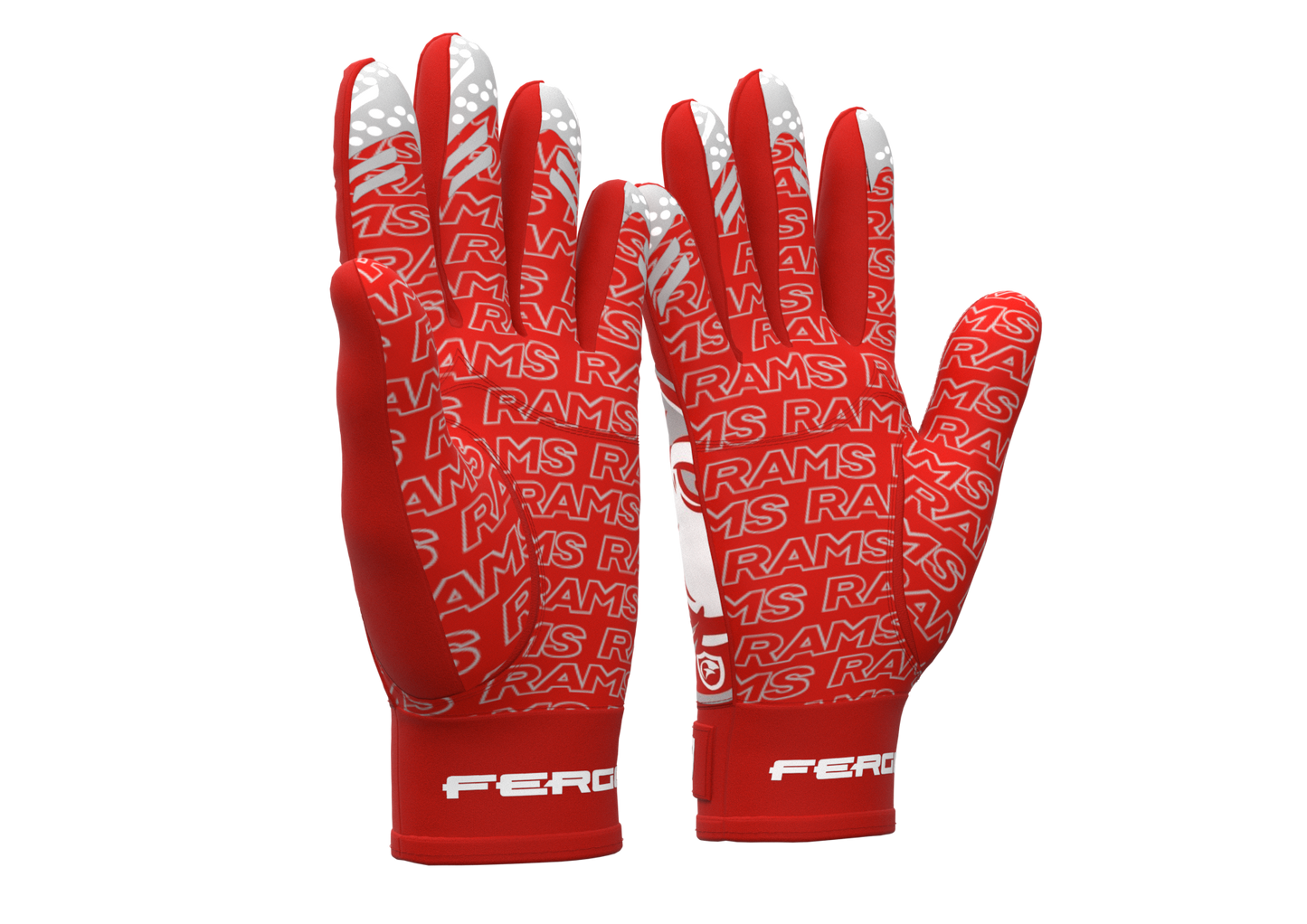 Ram head Football Gloves | Goulds Rams collection
