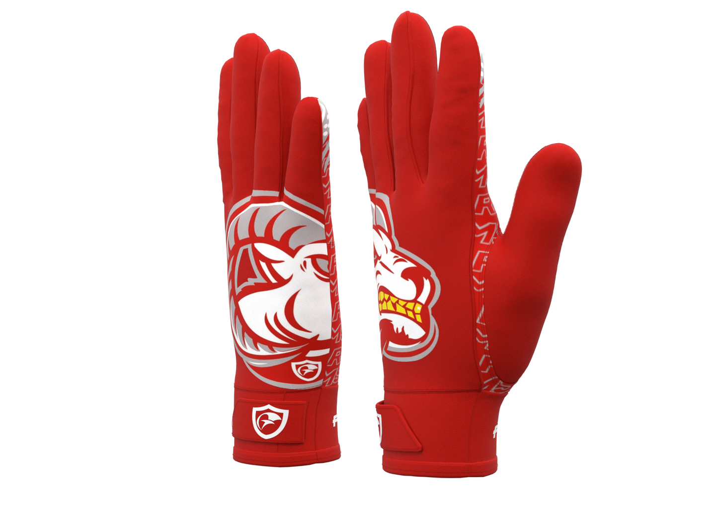 Ram head Football Gloves | Goulds Rams collection