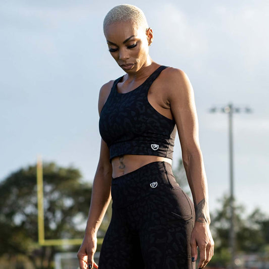 Stylish Animal Print Bra Top MSN X-Small