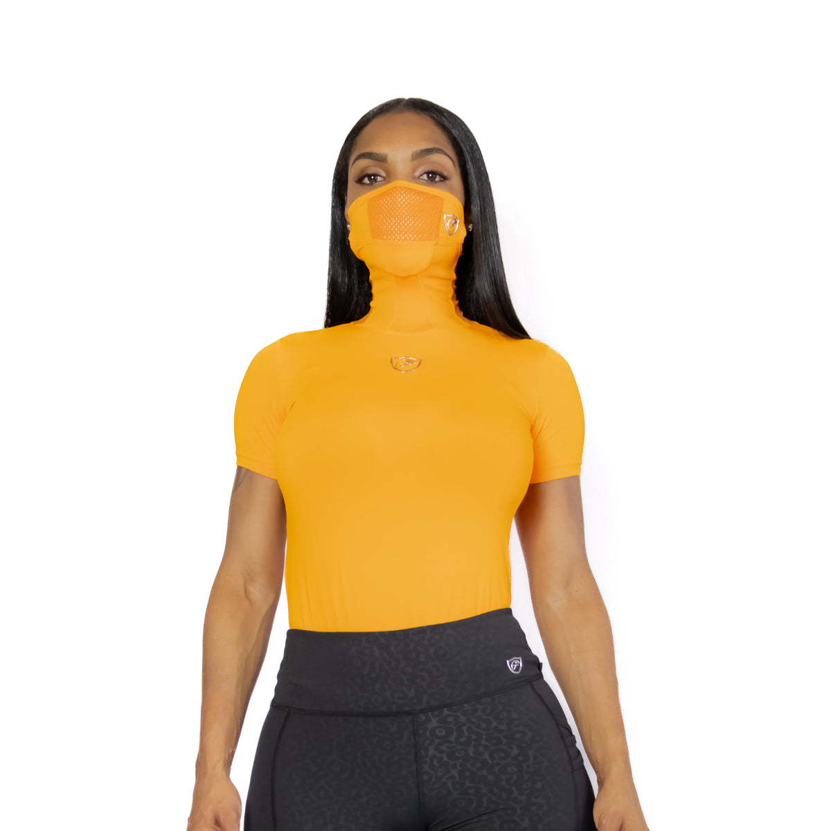 Mask Shirt Orange Large