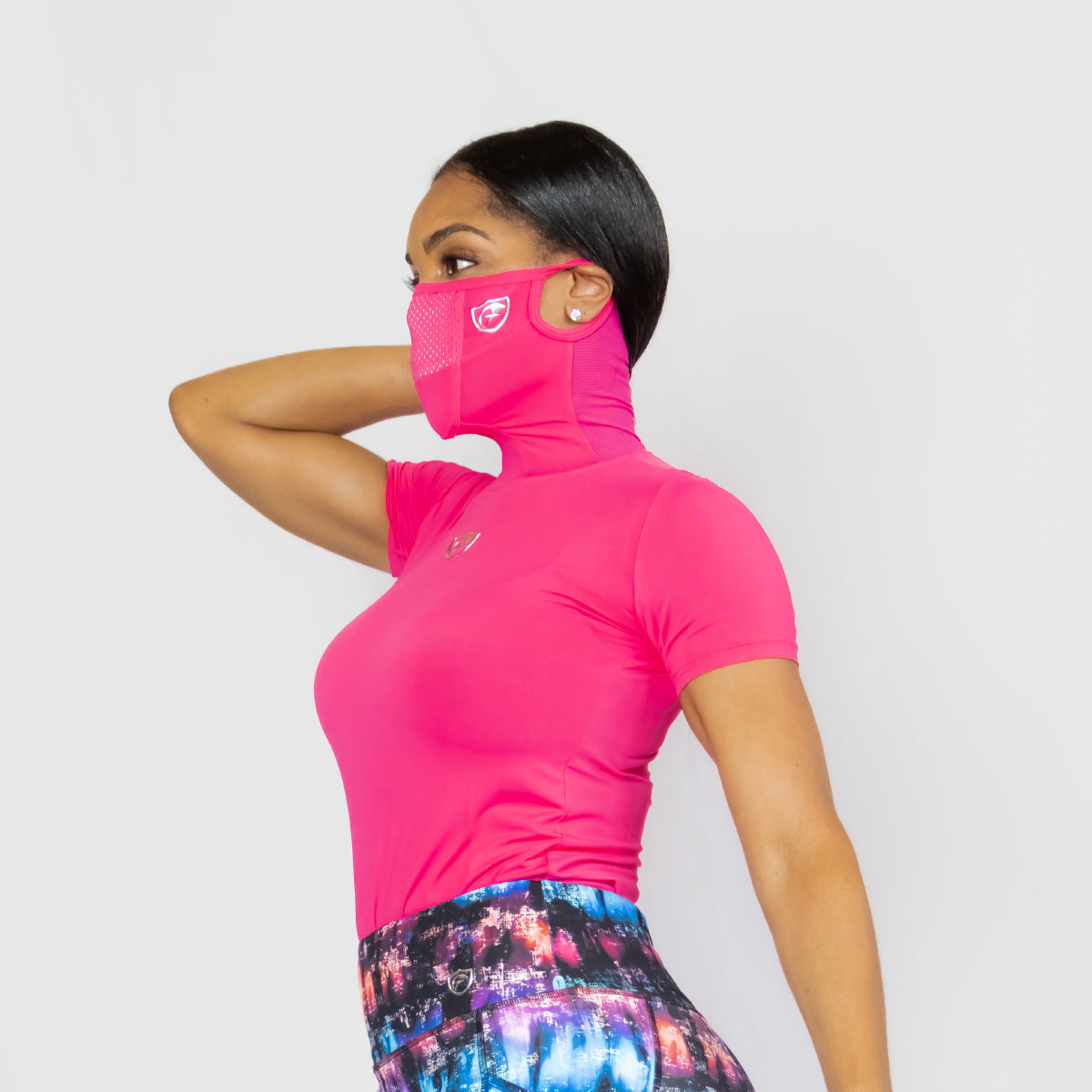 Mask Shirt Pink X-Large