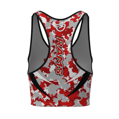 Lady Rams Cheer Top Sports Bra | Goulds Rams Collection