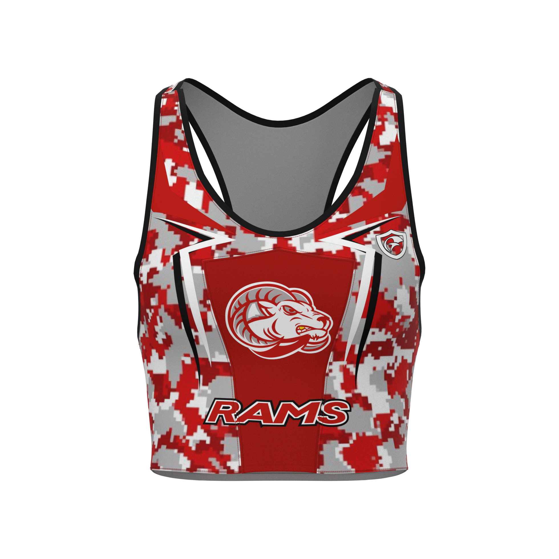 Lady Rams Cheer Top Sports Bra | Goulds Rams Collection