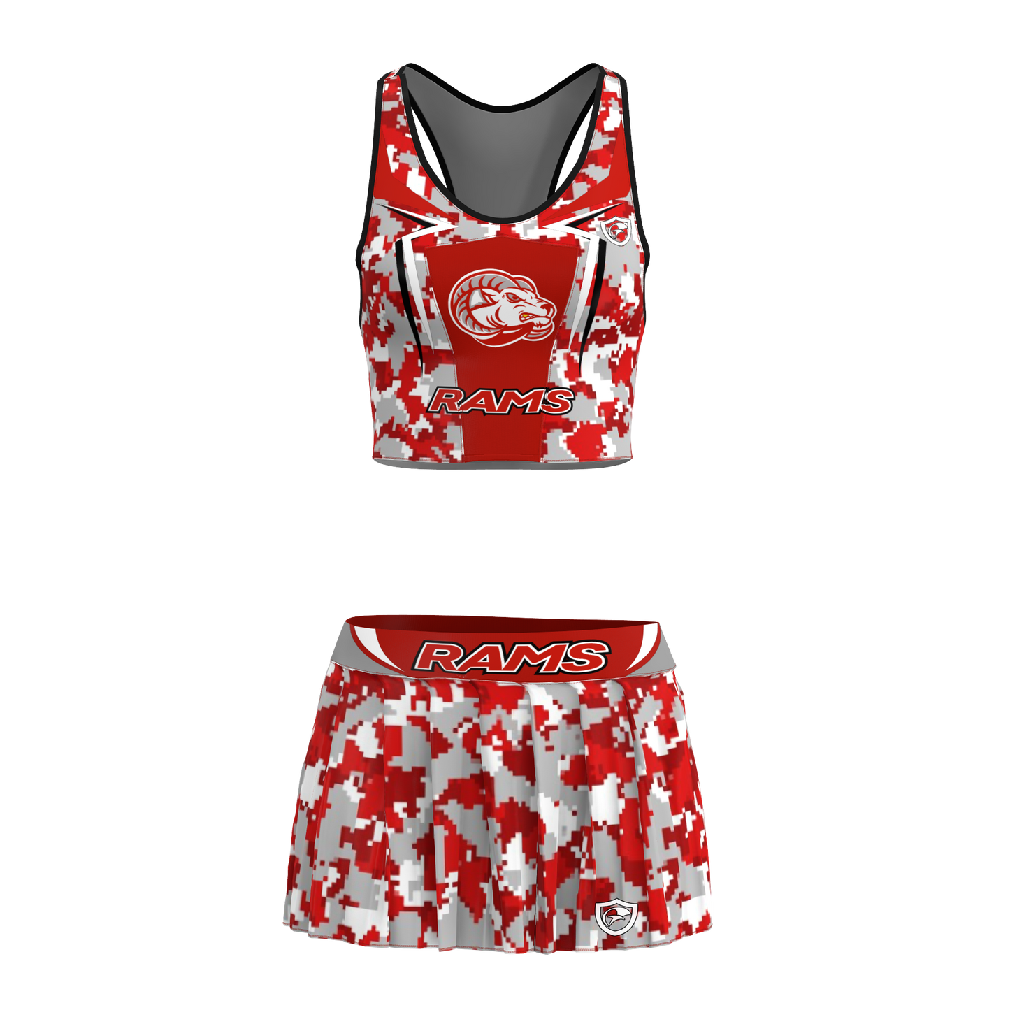 Lady Rams Cheer Top Sports Bra | Goulds Rams Collection