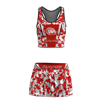 Lady Rams Cheer Top Sports Bra | Goulds Rams Collection
