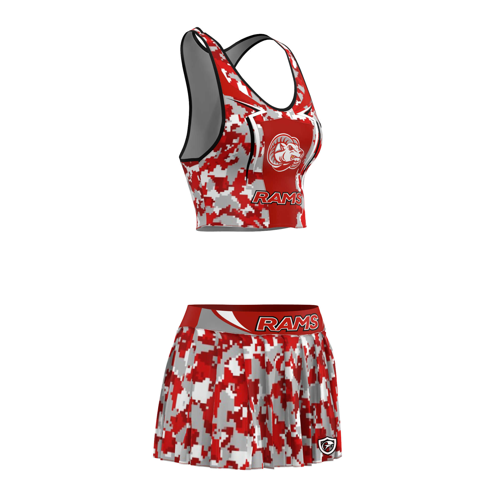 Lady Rams Cheer Top Sports Bra | Goulds Rams Collection