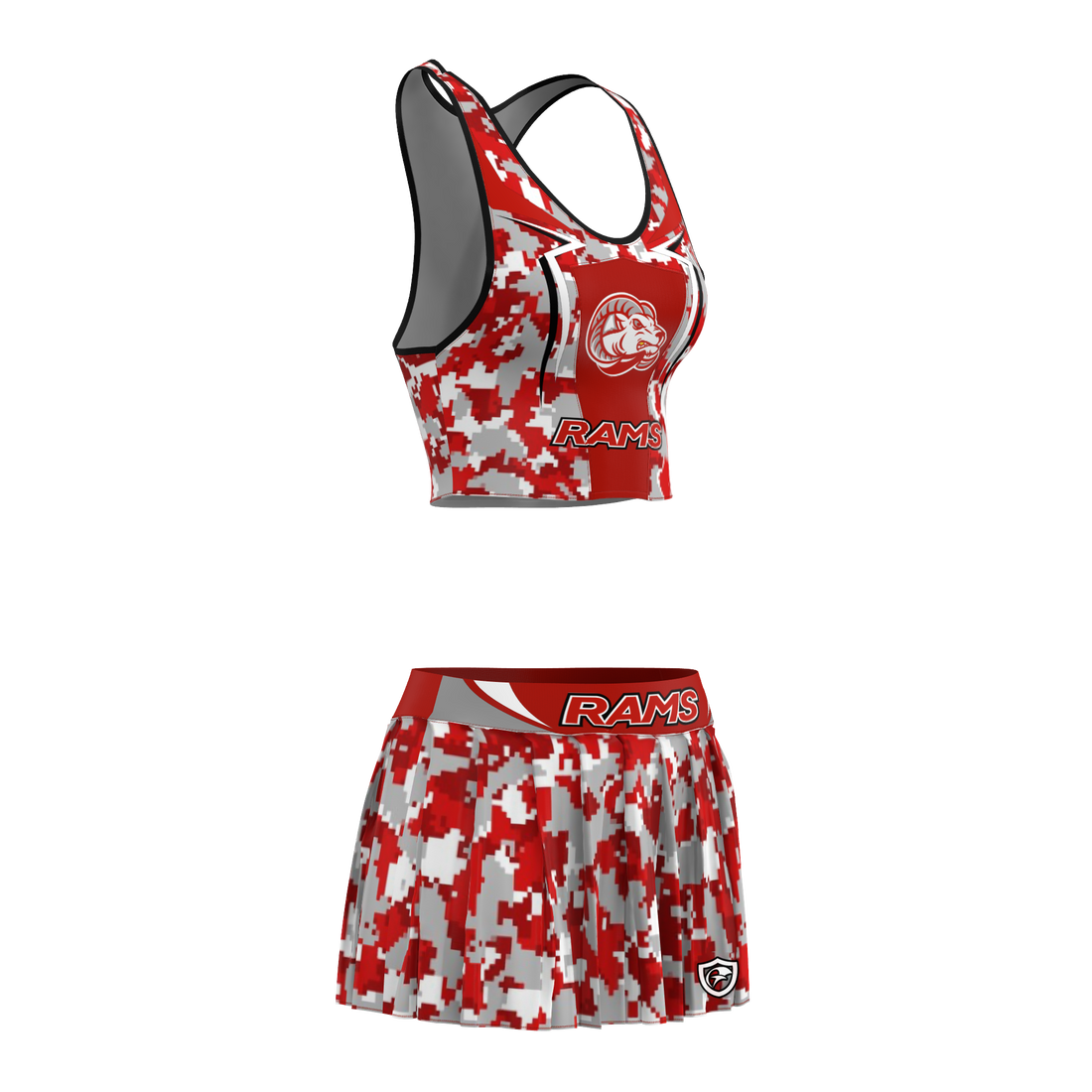 Lady Rams Cheer Top Sports Bra | Goulds Rams Collection