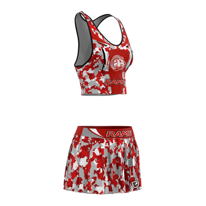 Lady Rams Cheer Top Sports Bra | Goulds Rams Collection