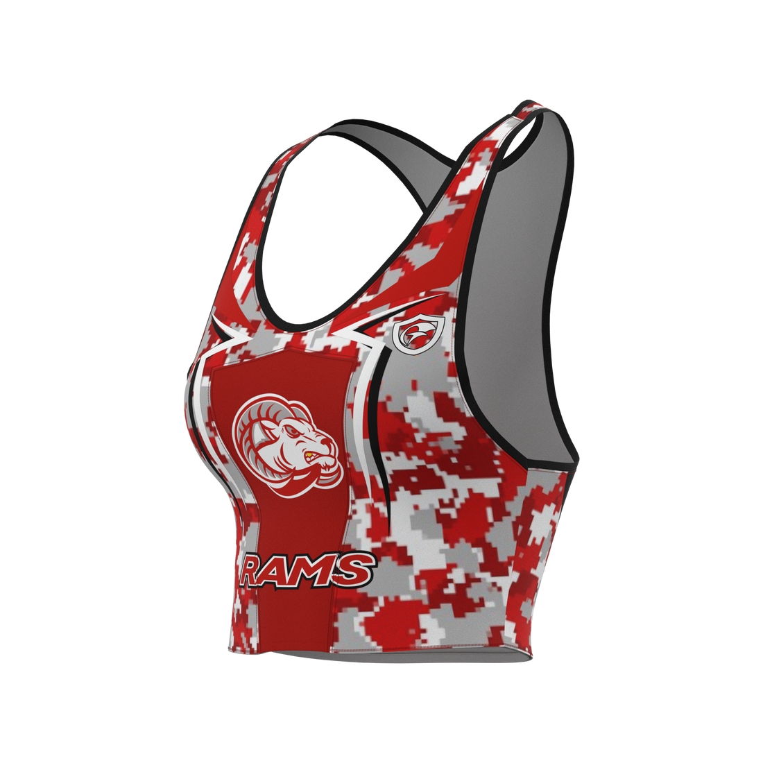 Lady Rams Cheer Top Sports Bra | Goulds Rams Collection