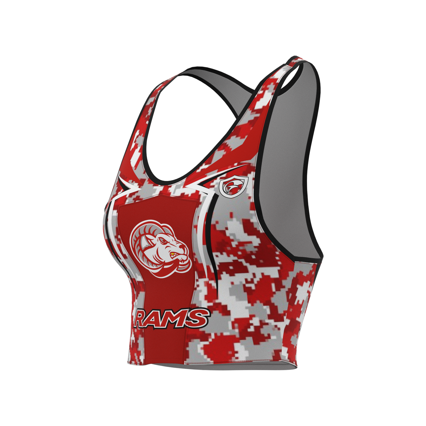 Lady Rams Cheer Top Sports Bra | Goulds Rams Collection