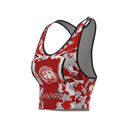 Lady Rams Cheer Top Sports Bra | Goulds Rams Collection