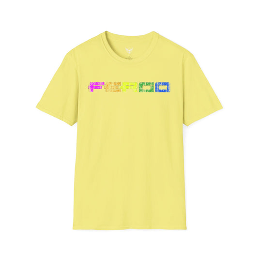 Colorful Art T-shirt Cornsilk