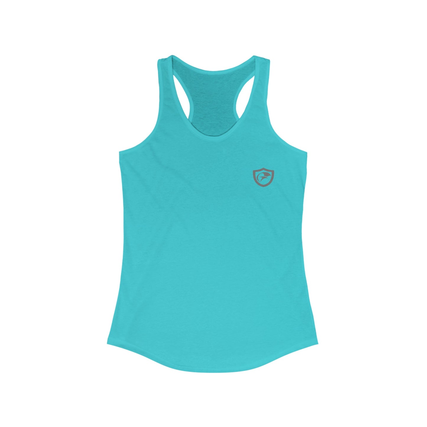 Fergo Women's Ideal Racerback Tank Solid Tahiti Blue