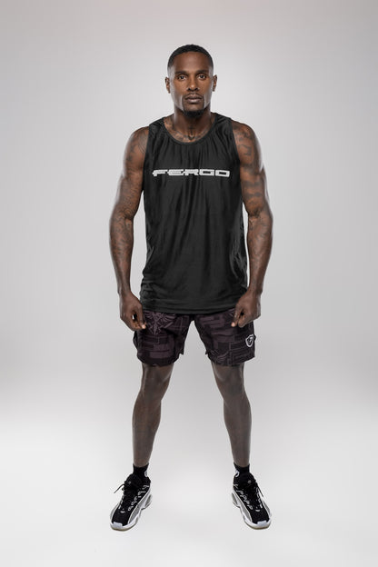 Men Fergo Performance Tanks Black