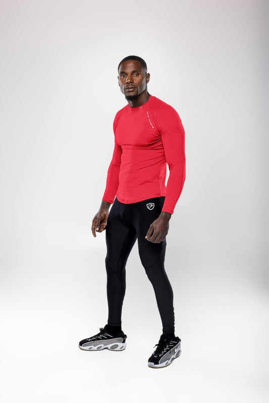 MEN’S Cool-Dry Fit Long Sleeve Mock Neck