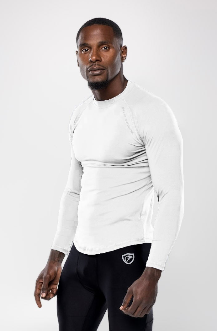 MEN’S Cool-Dry Fit Long Sleeve Mock Neck