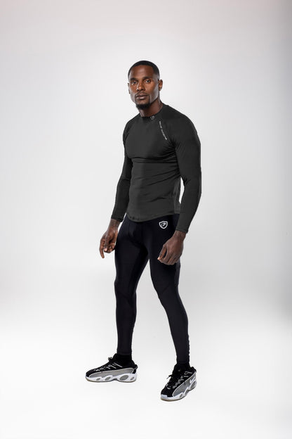 MEN’S Cool-Dry Fit Long Sleeve Mock Neck