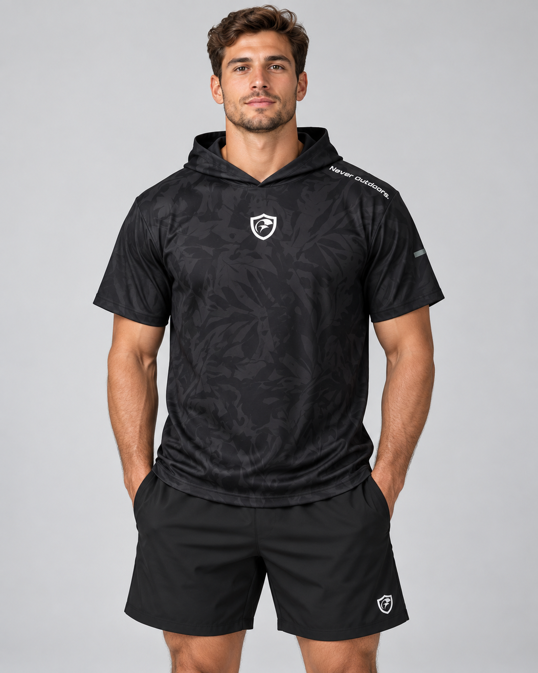 Fergo Jungle Boys Short-Sleeve Performance Hoodie