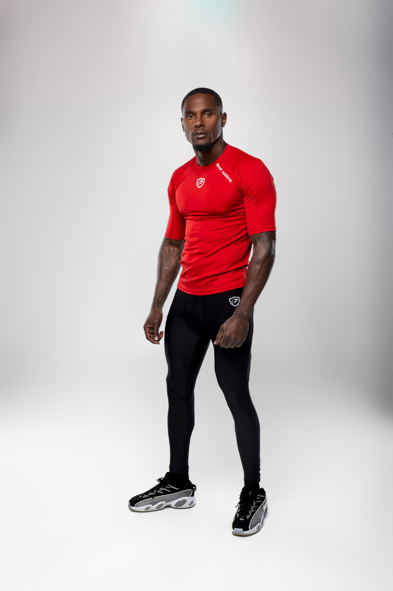 MEN’S Cool-Dry Fit 3/4 Sleeve Mock Neck