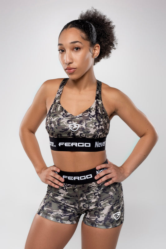 Women CAMO Sports Bra