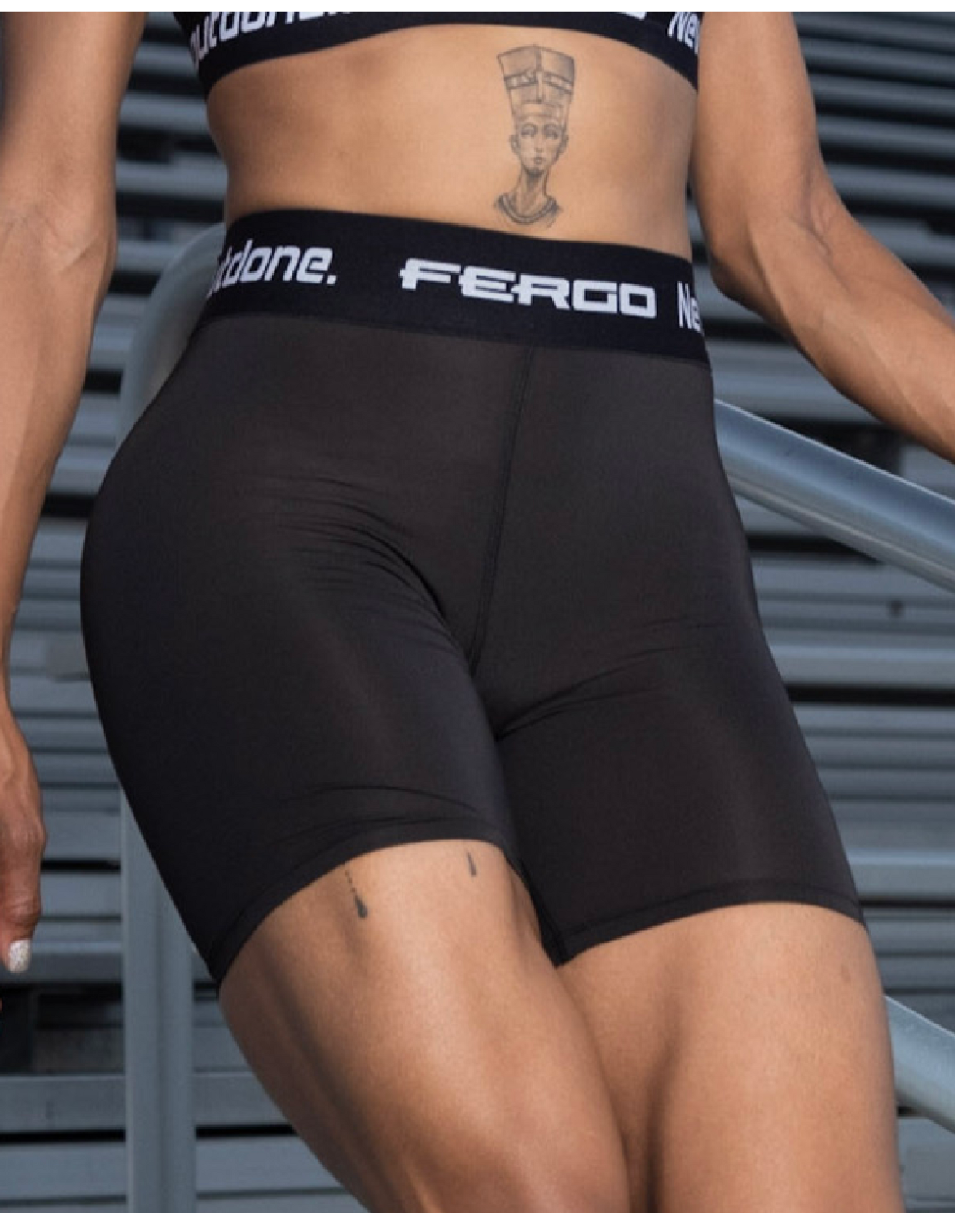 Women Black Sports shorts