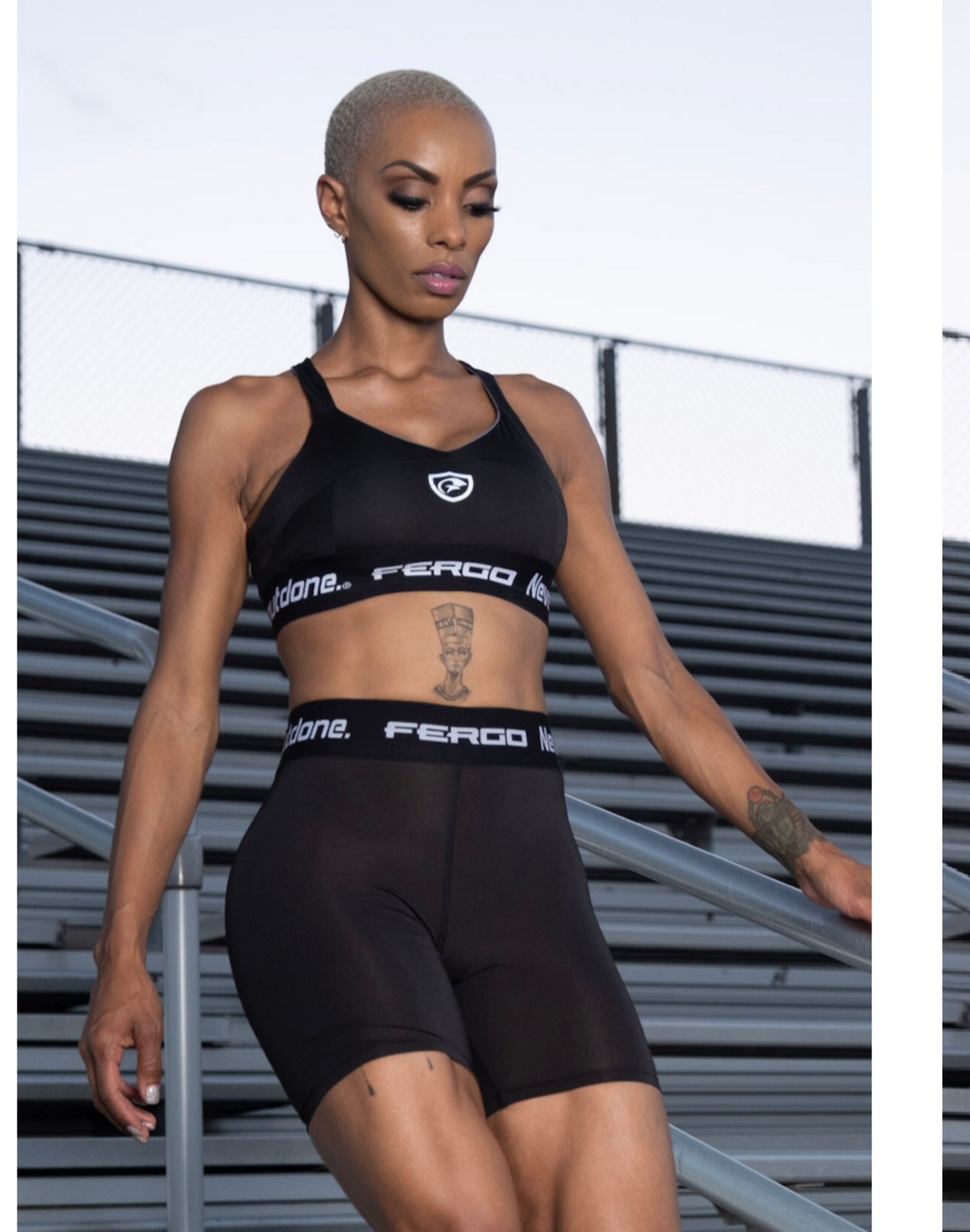 Women Black Sports shorts