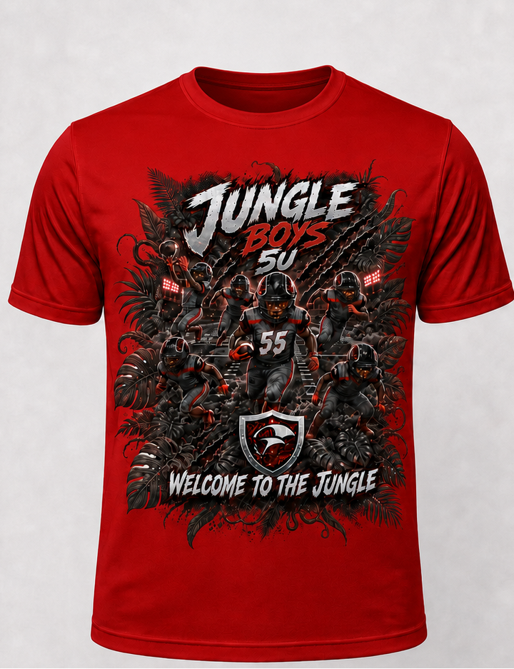 Rams Spirit Dri-Fit Short Tee | Goulds Rams Jungle Collection
