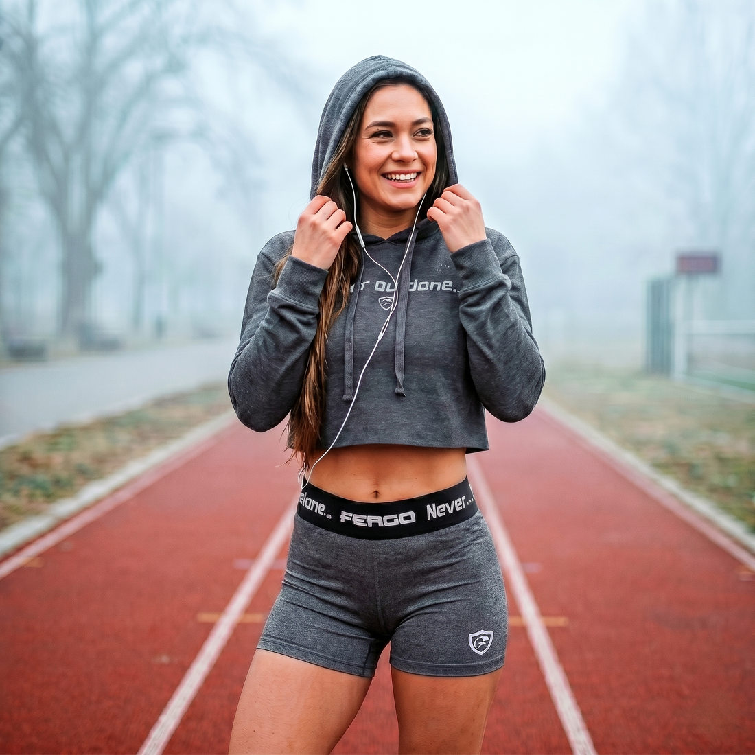 Muse Cropped Hoodie | Essentials Collection