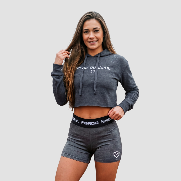 Muse Cropped Hoodie | Essentials Collection