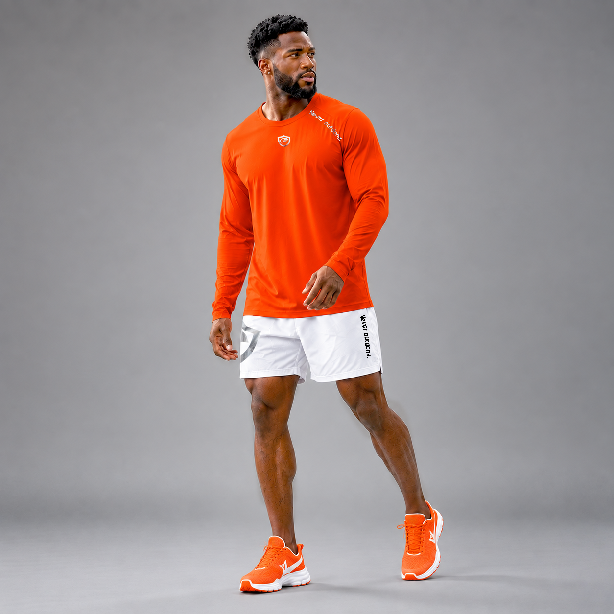 FERGO Long Sleeve Fit Crew Neck Compression Shirt | Performance Collection