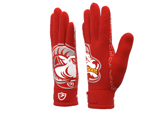 Ram head Football Gloves | Goulds Rams collection