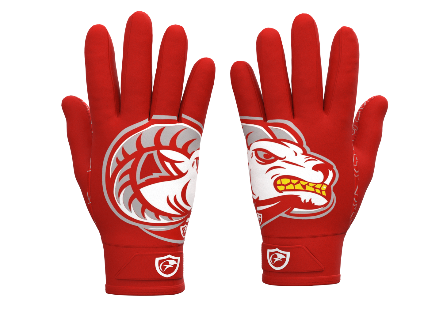 Ram head Football Gloves | Goulds Rams collection