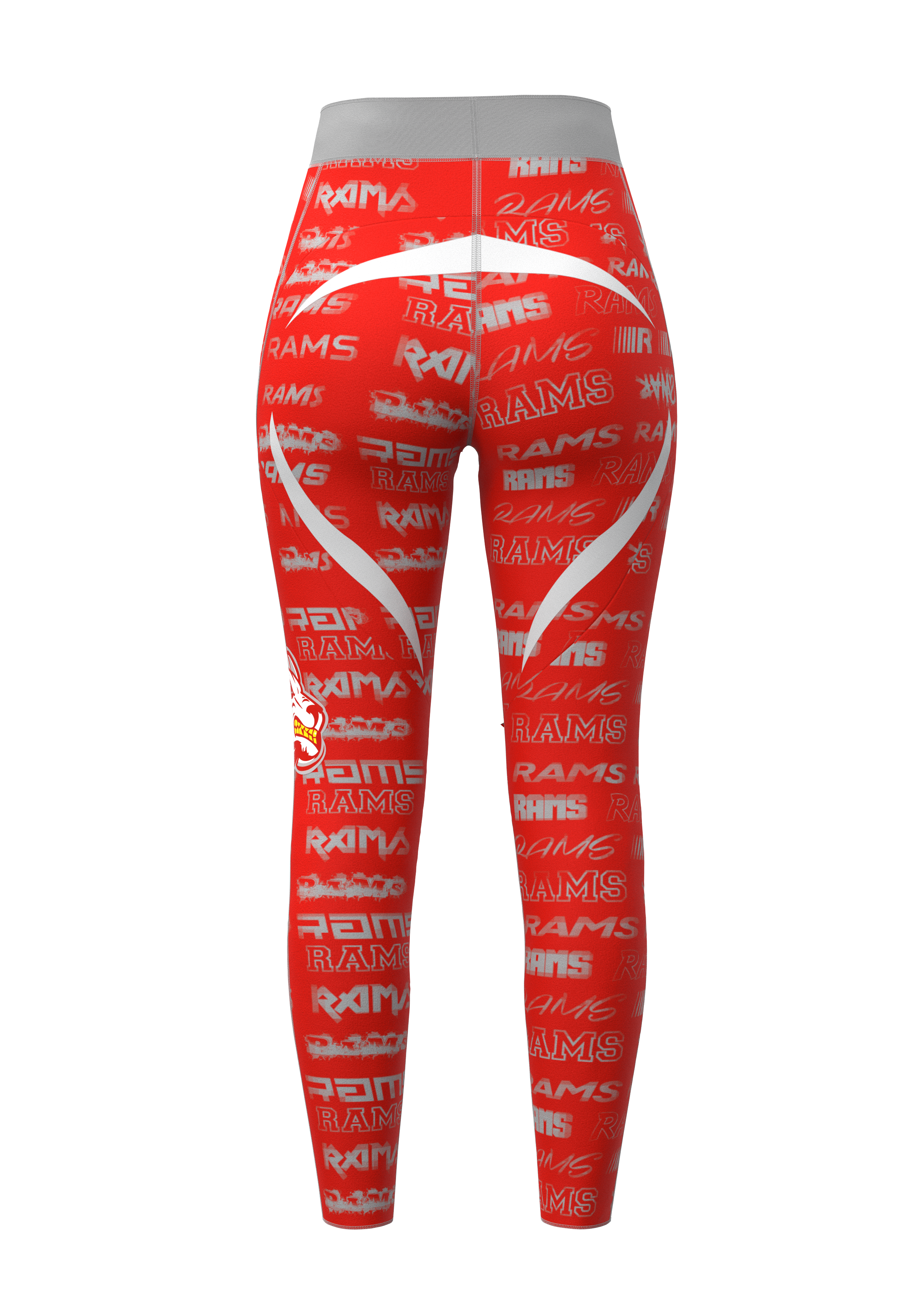 Lady Rams Leggings (RED) | Goulds Rams Collection