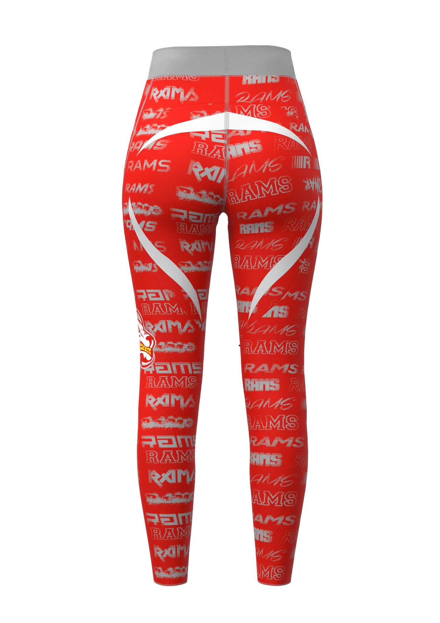 Lady Rams Leggings (RED) | Goulds Rams Collection
