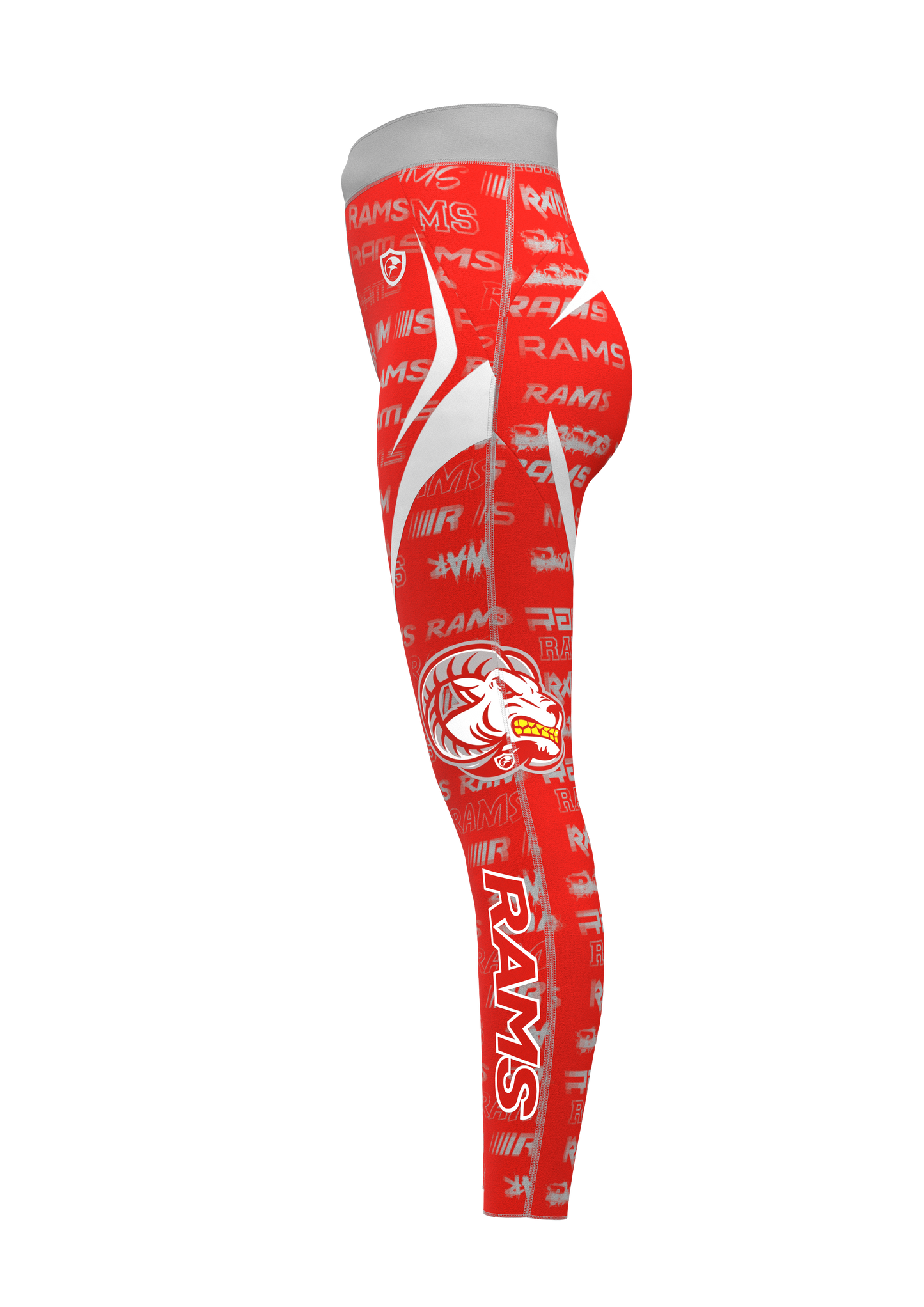Lady Rams Leggings (RED) | Goulds Rams Collection