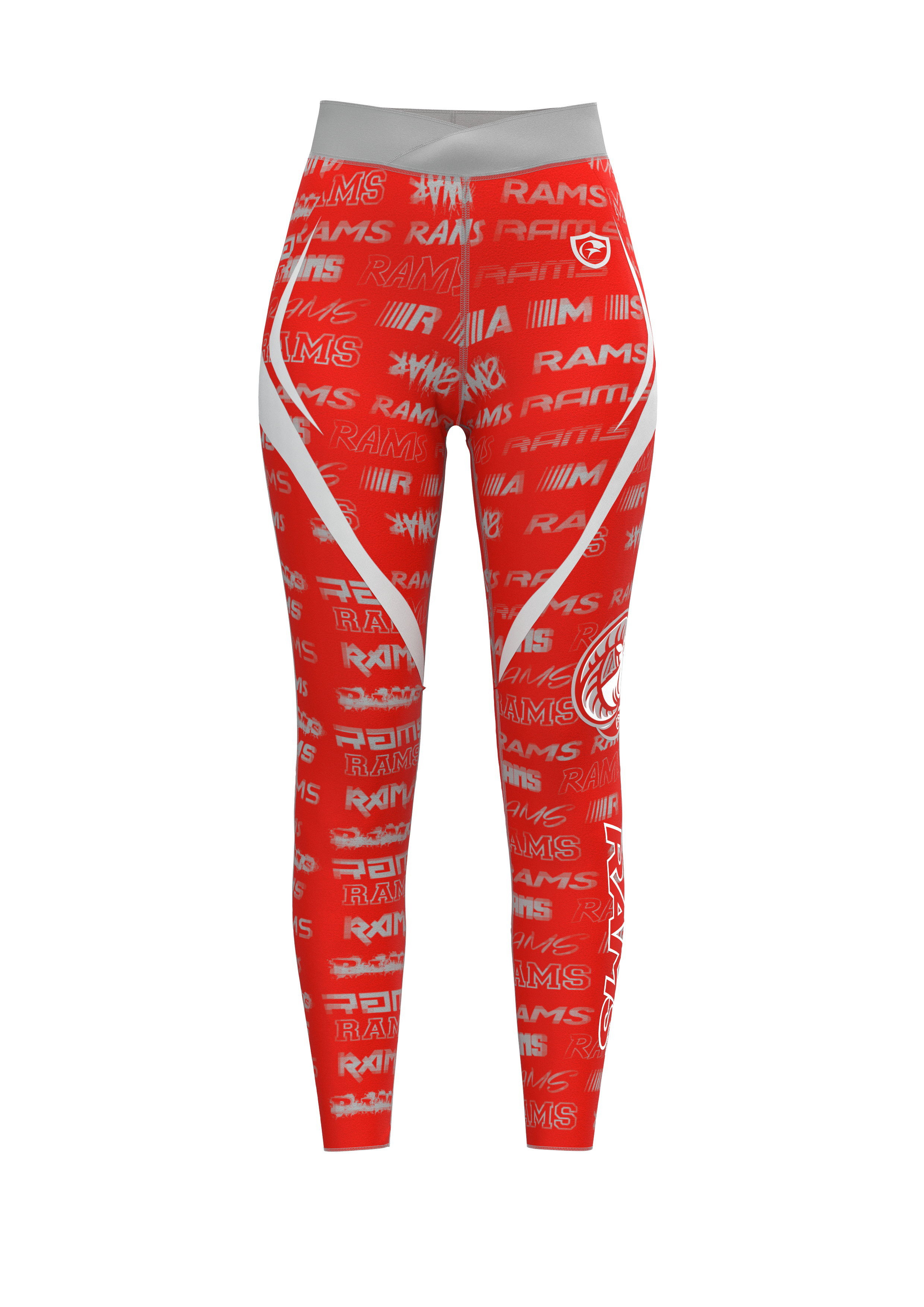 Lady Rams Leggings (RED) | Goulds Rams Collection