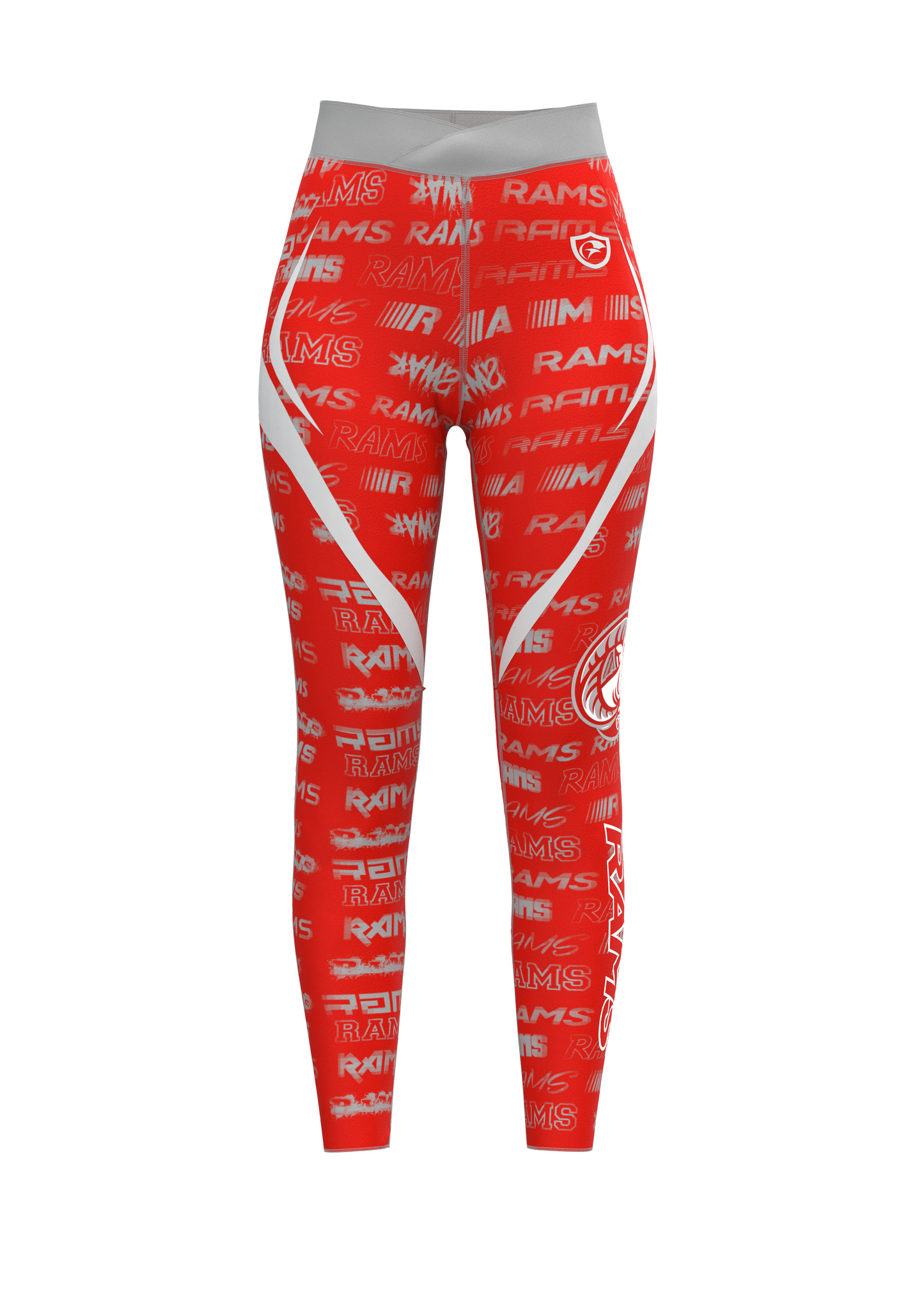 Lady Rams Leggings (RED) | Goulds Rams Collection