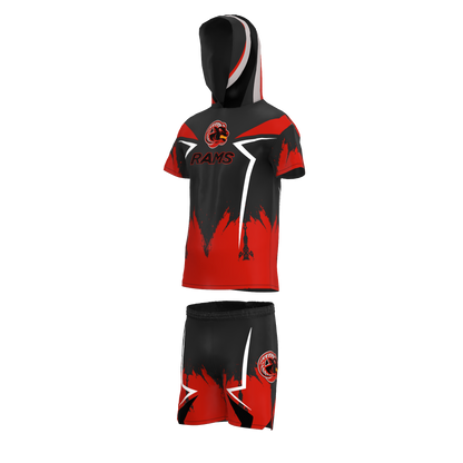 Rams Bolt Short Sleeve Hoodie & Shorts Set | Goulds Rams Collection