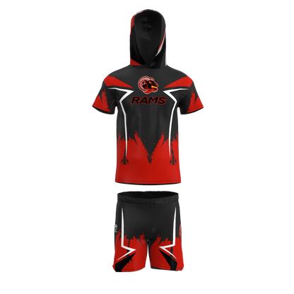 Rams Bolt Short Sleeve Hoodie & Shorts Set | Goulds Rams Collection
