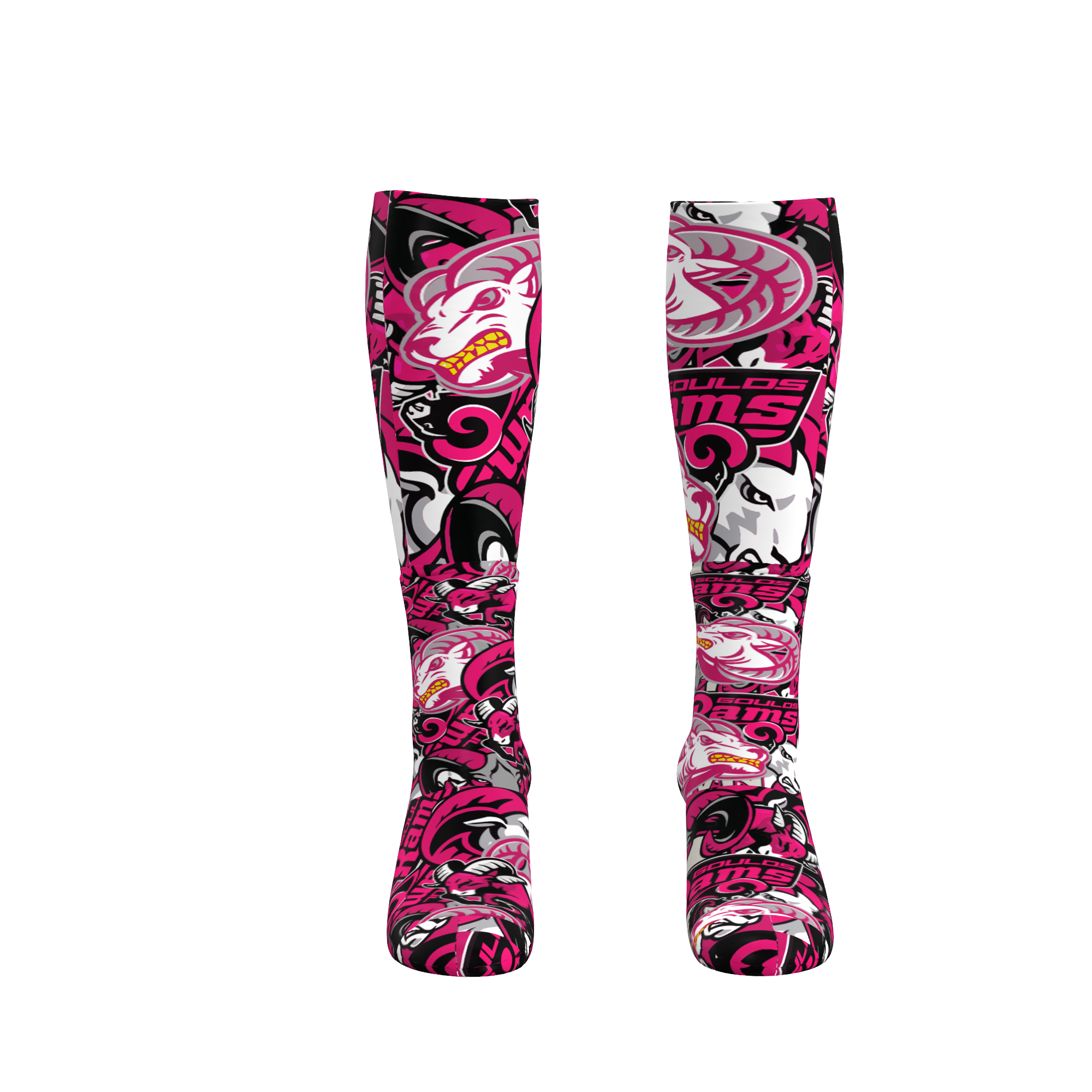 Rams Collage Socks | Goulds Rams Collection