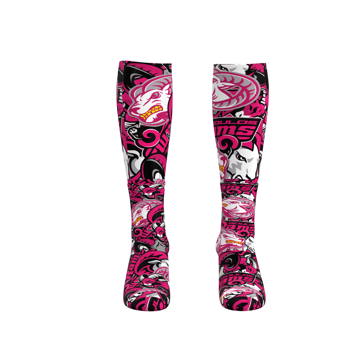 Rams Collage Socks | Goulds Rams Collection