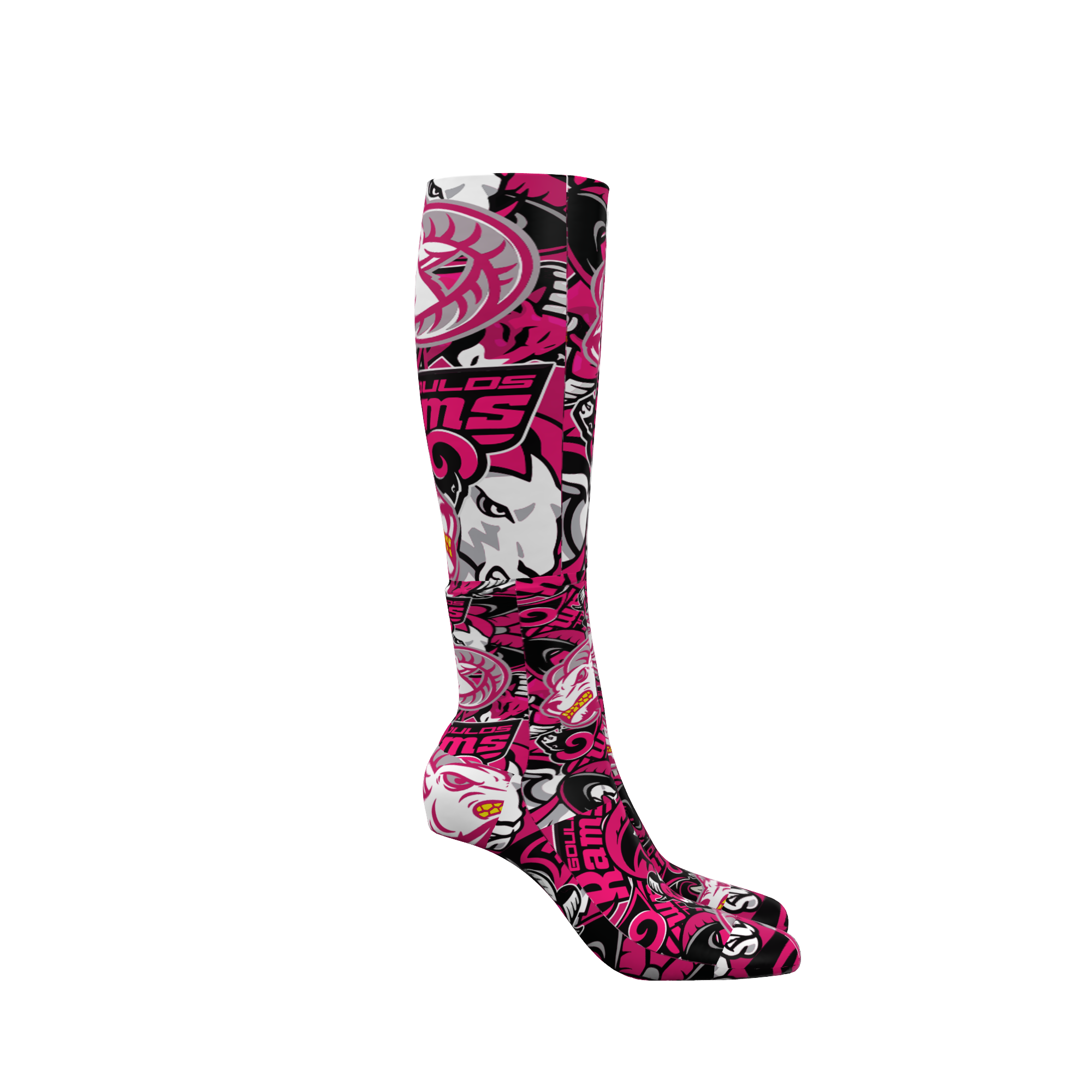 Rams Collage Socks | Goulds Rams Collection