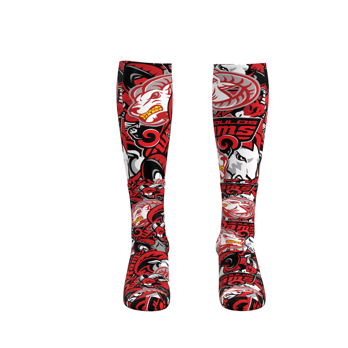 Rams Collage Socks | Goulds Rams Collection