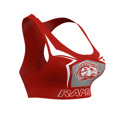 Lady Rams Sports Bra | Goulds Rams Collection