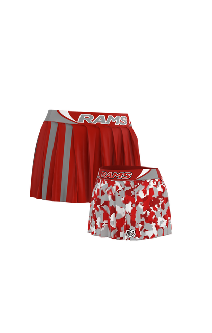Lady Rams Cheer Skirt | Goulds Rams Collection
