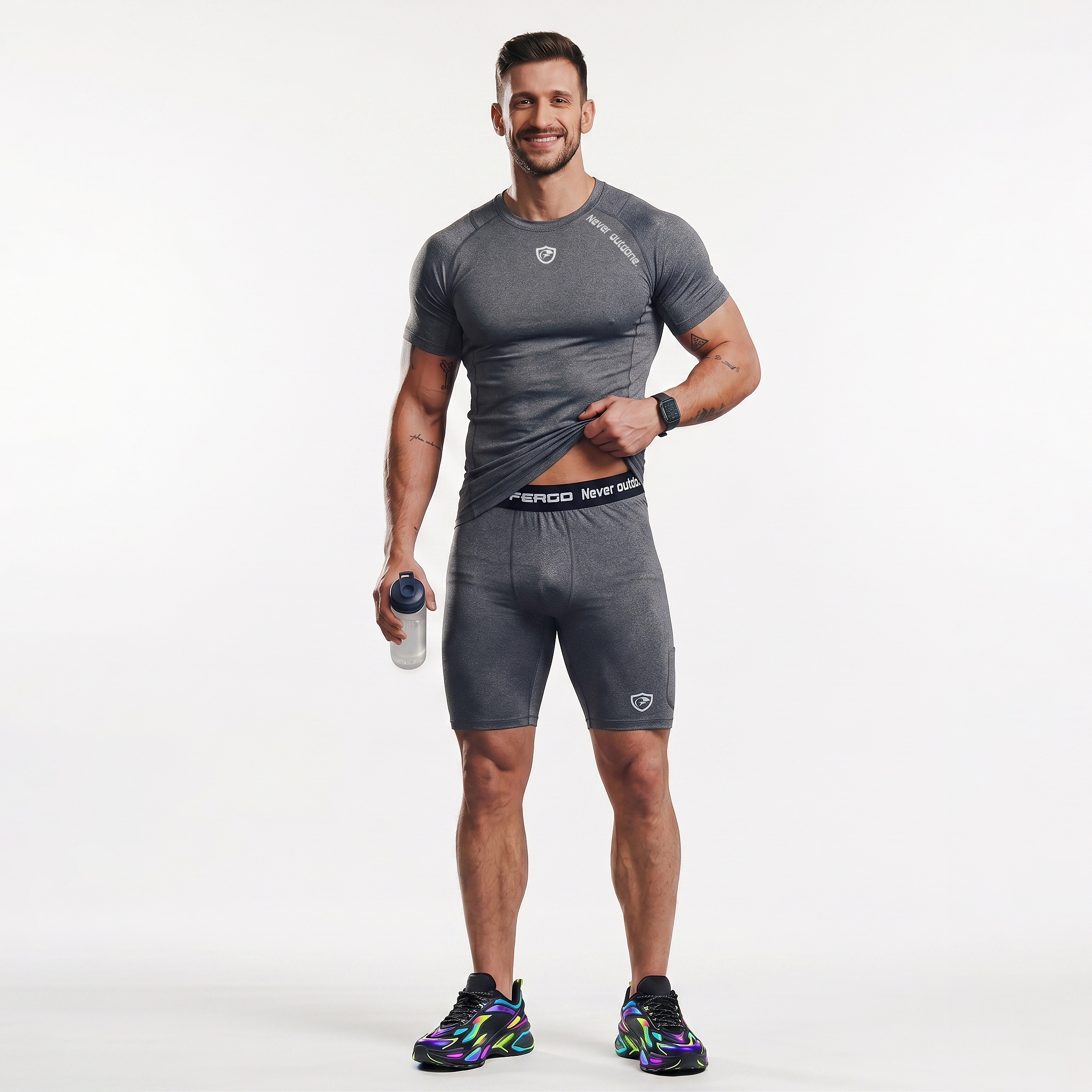 Mens Short Training Tights
