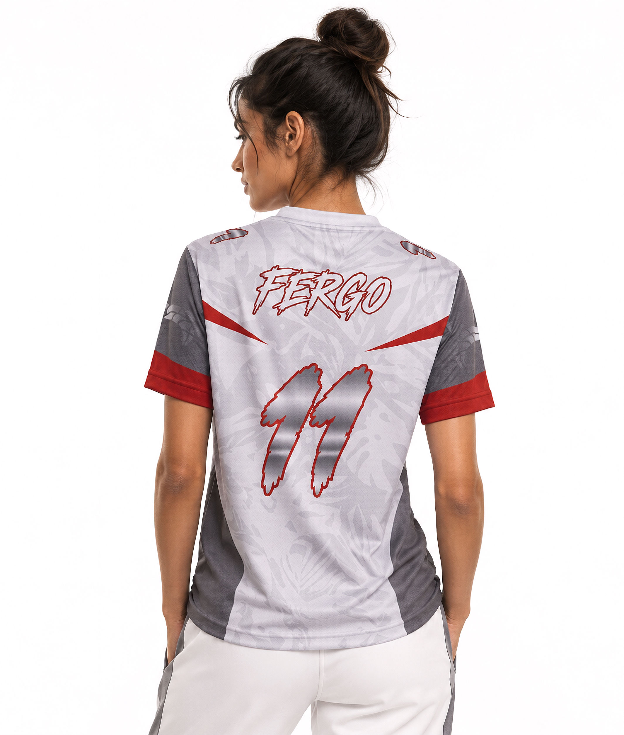 Lady Rams Football Jersey Custom Numbers and Names on Back | Goulds Rams Collection